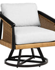 Galloway Swivel Outdoor Lounge Chair-Outdoor Lounge Chairs-Lloyd Flanders-LOOMLAN