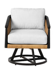 Galloway Swivel Outdoor Lounge Chair-Outdoor Lounge Chairs-Lloyd Flanders-LOOMLAN
