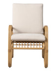 Riviera Aluminum Outdoor Dining Armchair-Outdoor Dining Chairs-Lloyd Flanders-LOOMLAN
