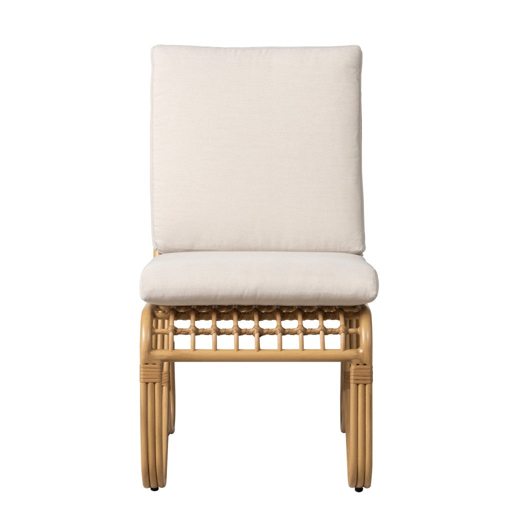 Riviera Outdoor Armless Dining Chair-Outdoor Dining Chairs-Lloyd Flanders-LOOMLAN