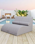 Zuo Modern Luanda Olefin Fabric Outdoor Chaise Lounge