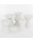SUNPAN Lucida Concrete Outdoor Round End Table