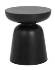 SUNPAN Lucida Concrete Outdoor Round End Table