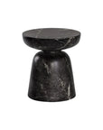 SUNPAN Lucida Concrete Outdoor Round End Table