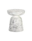 SUNPAN Lucida Concrete Outdoor Round End Table
