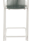 Zuo Modern Luft Olefin Fabric Outdoor Barstool 2PC