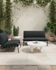 Salma Olefin Fabric Outdoor Sofa