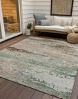 Addison Rugs Maeanor Brown Washable Indoor-Outdoor Rug