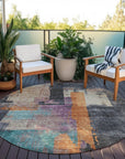 Addison Rugs Maearis Gray Washable Indoor-Outdoor Rug