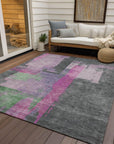 Addison Rugs Maearis Pink Washable Indoor-Outdoor Rug
