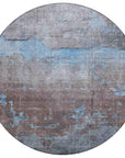 Addison Rugs Maeel Blue Washable Indoor-Outdoor Rug