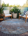 Addison Rugs Maeel Blue Washable Indoor-Outdoor Rug