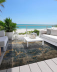 Addison Rugs Maeel Gray Washable Indoor-Outdoor Rug