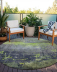 Addison Rugs Maeel Green Washable Indoor-Outdoor Rug