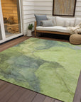 Addison Rugs Maeira Green Washable Indoor-Outdoor Rug