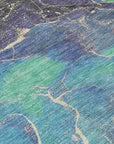 Maeon Blue Washable Indoor-Outdoor Rug
