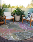 Addison Rugs Maeon Brown Washable Indoor-Outdoor Rug