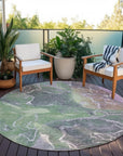 Addison Rugs Maeon Green Washable Indoor-Outdoor Rug
