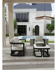 Sunset West Malibu Aluminum Framed Outdoor Coffee Table