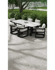 Sunset West Malibu Aluminum Framed Outdoor Dining Table