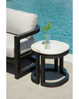 Sunset West Malibu Aluminum Framed Outdoor End Table