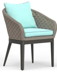 Sunset West Marbella Sunbrella Outdoor Dining Chair 2PC