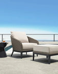Marbella Sunbrella Outdoor Ottoman-Outdoor Ottomans-Sunset West-LOOMLAN