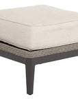 Marbella Sunbrella Outdoor Ottoman-Outdoor Ottomans-Sunset West-Echo Ash-LOOMLAN