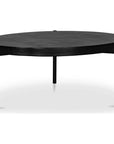 Moe's Home Mendez Concrete & Black Round Outdoor Coffee Table