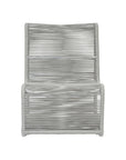 Sunset West Miami Aluminum Armless Outdoor Club Chair
