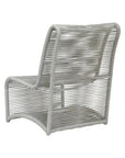 Sunset West Miami Aluminum Armless Outdoor Club Chair