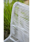 Sunset West Miami Aluminum Armless Outdoor Club Chair