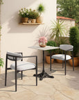 Zuo Modern Midori Olefin Fabric Outdoor Dining Chair