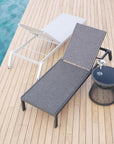 Sunset West Milano Aluminum Modern Outdoor End Table