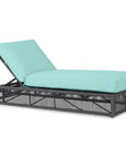 Milano Sunbrella Adjustable Outdoor Chaise-Outdoor Chaises-Sunset West-Dupione Celeste-LOOMLAN