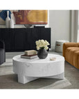 Mirella Coffee Table With White Marble-Outdoor Coffee Tables-SUNPAN-LOOMLAN