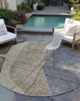 Addison Rugs Modern Brown Washable Indoor-Outdoor Rug
