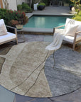 Addison Rugs Modern Brown Washable Indoor-Outdoor Rug