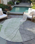 Addison Rugs Modern Green Washable Indoor-Outdoor Rug