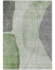 Addison Rugs Modern Green Washable Indoor-Outdoor Rug