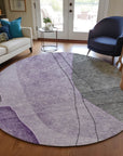 Addison Rugs Modern Purple Washable Indoor-Outdoor Rug