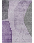 Addison Rugs Modern Purple Washable Indoor-Outdoor Rug