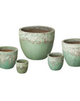 Emissary Modern Round Ceramic Planter
