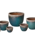 Emissary Modern Round Ceramic Planter