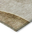 Addison Rugs Modern Taupe Washable Indoor-Outdoor Rug