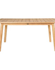 Modurn Rectangular Teak Outdoor Dining Table-Outdoor Dining Tables-HiTeak-LOOMLAN