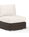 Sunset West Montecito Sunbrella Armless Outdoor Club Chair