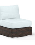 Sunset West Montecito Sunbrella Armless Outdoor Club Chair