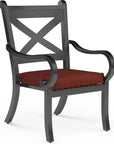 Sunset West Monterey Sunbrella Outdoor Dining Chair 2PC