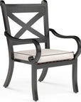 Sunset West Monterey Sunbrella Outdoor Dining Chair 2PC